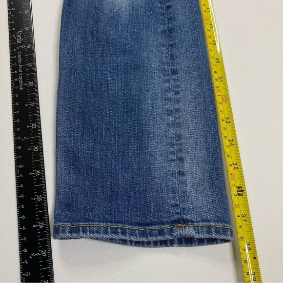 American Eagle Slim Jeans Men's 32x26 Distressed Knee Denim Core Flex Stretch - Picture 7 of 11